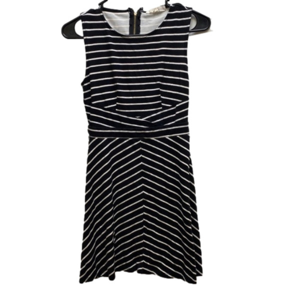 Rewind woman's size xs black and white stripped sleeveless summer dress - Picture 1 of 6